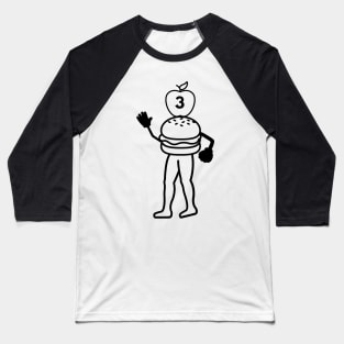 walking food?, white Baseball T-Shirt